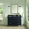James Martin Vanities 48'' Single Vanity, Black Onyx w/ 3 CM Charcoal Soapstone Quartz Top 424-V48-BKO-3CSP - alternate 2